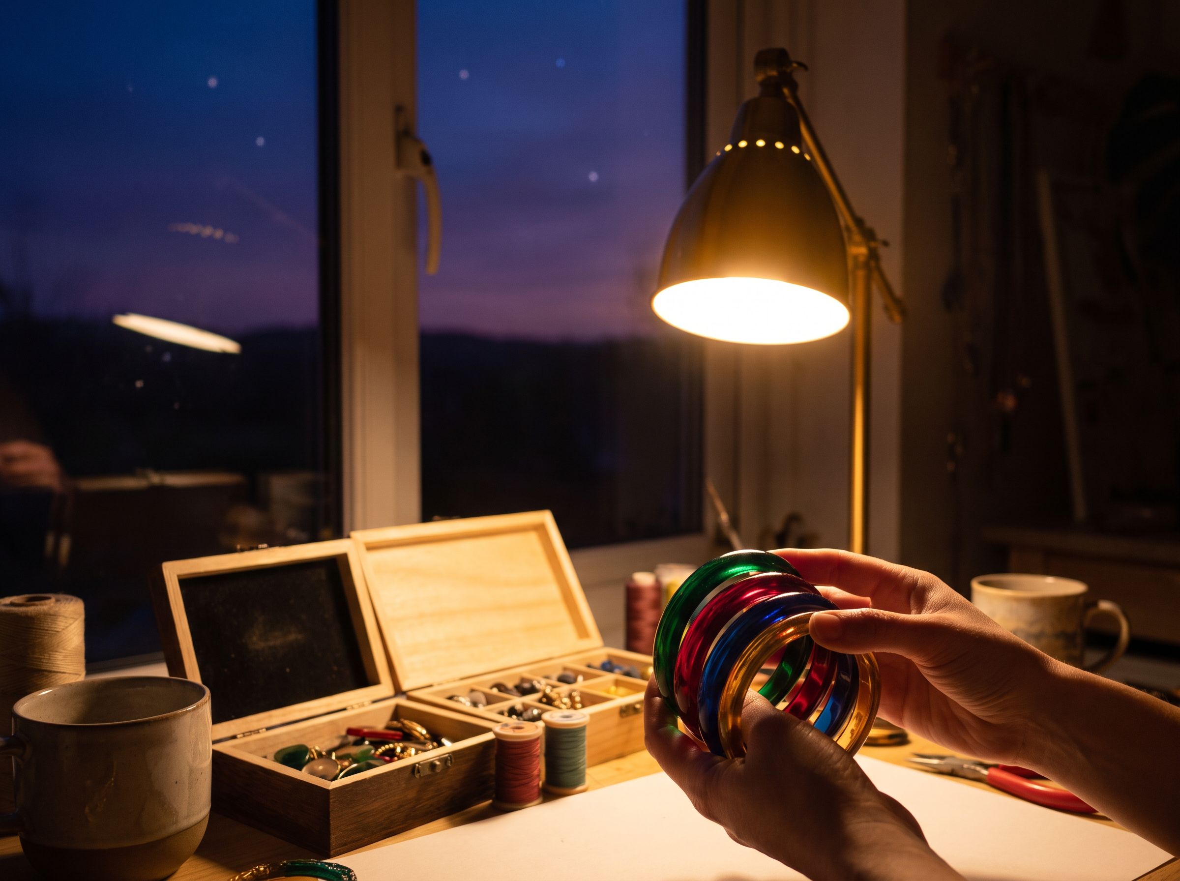Bracelets jonc empilés